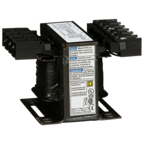 Schneider Electric Control Transformer; 50 VA; 208V/240V/277V/380V/480V Primary; 24V Secondary; Single-Phase; No Fusing
